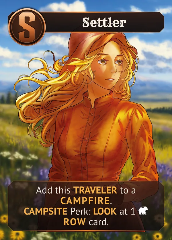 Settler traveler card